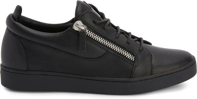 Giuseppe Zanotti Frankie leren sneakers Zwart