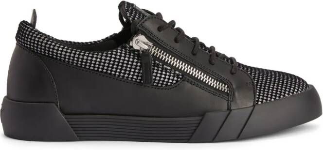 Giuseppe Zanotti Frankie leren sneakers Zwart