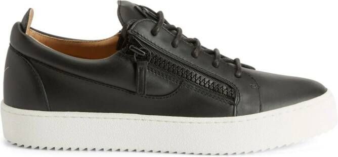 Giuseppe Zanotti Frankie leren sneakers Zwart