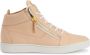 Giuseppe Zanotti Frankie slippers met logoplakkaat Beige - Thumbnail 1