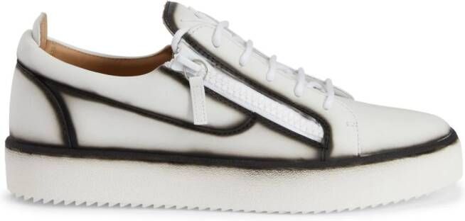 Giuseppe Zanotti Frankie low-top sneakers Wit