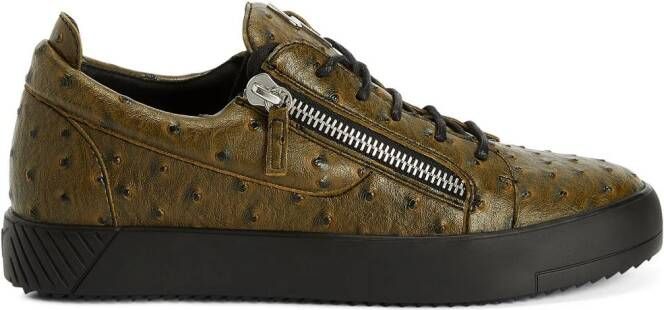 Giuseppe Zanotti Frankie low-top sneakers Groen