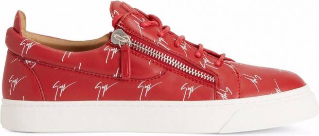 Giuseppe Zanotti Frankie low-top sneakers Rood