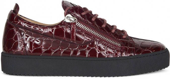 Giuseppe Zanotti Frankie low-top sneakers Rood