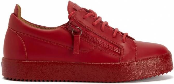 Giuseppe Zanotti Frankie low-top sneakers Rood