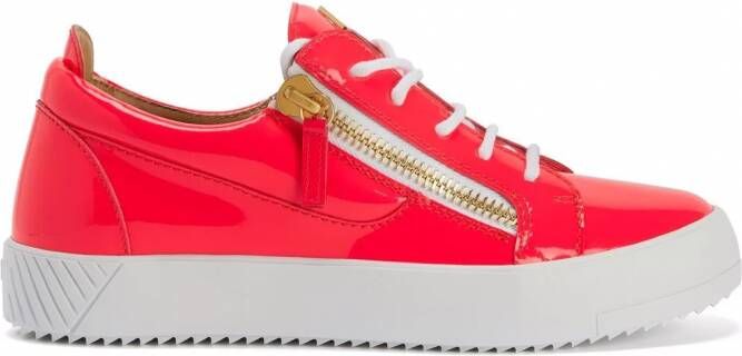 Giuseppe Zanotti Frankie low-top sneakers Rood