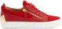 Giuseppe Zanotti Frankie low-top sneakers Rood - Thumbnail 1