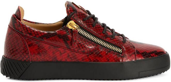 Giuseppe Zanotti Frankie low-top sneakers Rood