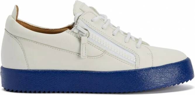 Giuseppe Zanotti Frankie low-top sneakers Wit