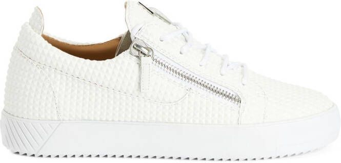 Giuseppe Zanotti Frankie low-top sneakers Wit