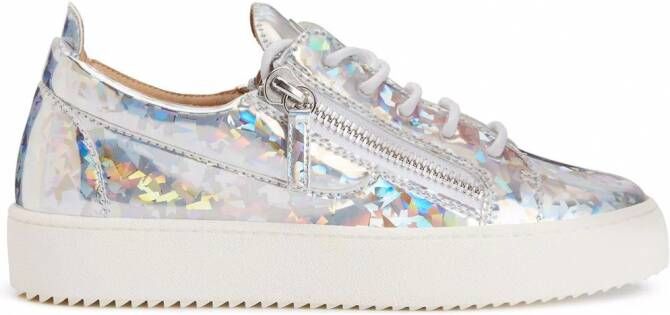 Giuseppe Zanotti Frankie low-top sneakers Zilver