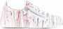 Giuseppe Zanotti Frankie sneakers met verfspatten Wit - Thumbnail 1