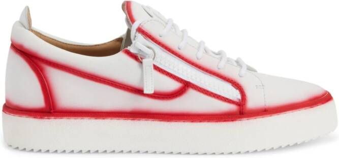 Giuseppe Zanotti Frankie low-top sneakers Wit