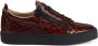 Giuseppe Zanotti Frankie sneakers met geometrisch patroon Rood - Thumbnail 1