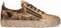 Giuseppe Zanotti Frankie sneakers met krokodillenleer-effect Goud - Thumbnail 1