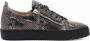 Giuseppe Zanotti Frankie sneakers met print Zwart - Thumbnail 1