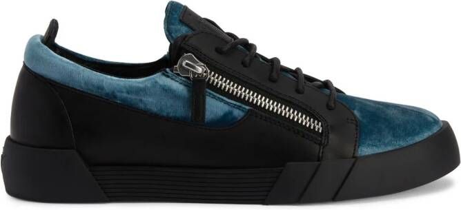 Giuseppe Zanotti Frankie sneakers met vlakken Zwart