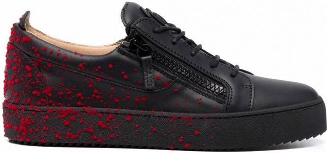Giuseppe Zanotti Frankie Spray low-top sneakers Zwart