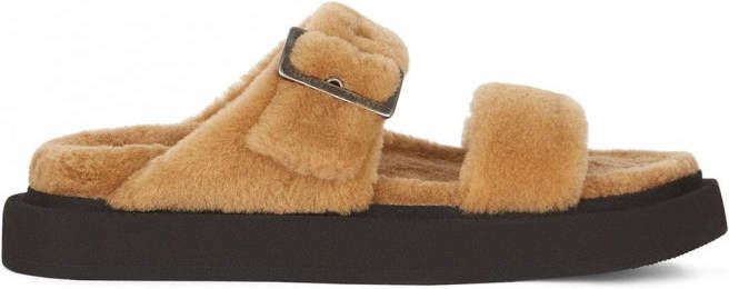 Giuseppe Zanotti Furry Him sandalen Bruin