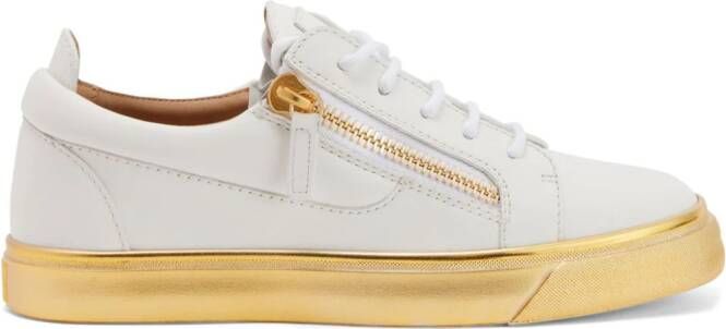 Giuseppe Zanotti Gail leren sneakers Wit