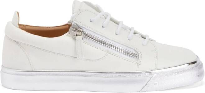 Giuseppe Zanotti Gail leren sneakers Wit