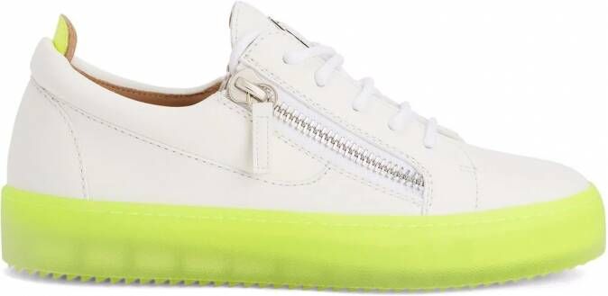 Giuseppe Zanotti Gail leren sneakers Wit