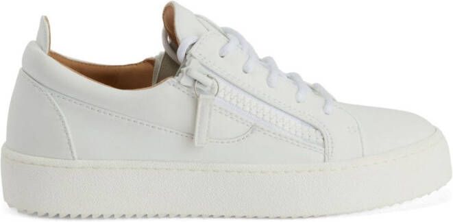 Giuseppe Zanotti Gail leren sneakers Wit