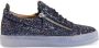 Giuseppe Zanotti Gail low-top sneakers met glitters Zwart - Thumbnail 1