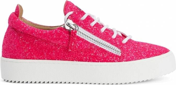 Giuseppe Zanotti Gail low-top sneakers Roze