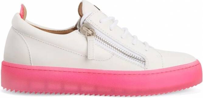 Giuseppe Zanotti Gail low-top sneakers Wit