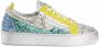 Giuseppe Zanotti Gail sneakers met glitter Grijs - Thumbnail 1