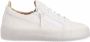 Giuseppe Zanotti Gail sneakers met slangenleer-effect Wit - Thumbnail 1