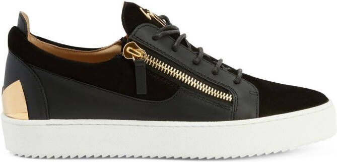 Giuseppe Zanotti Gail sneakers met vlakken Zwart