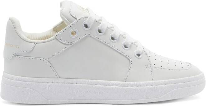 Giuseppe Zanotti Geperforeerde sneakers Wit