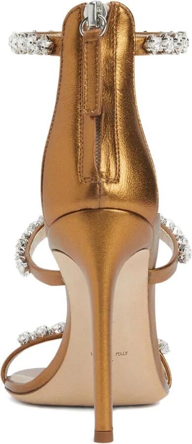 Giuseppe Zanotti 105 mm Harmony Cometa sandalen verfraaid met ster Bruin - Foto 4