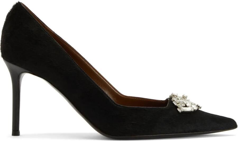 Giuseppe Zanotti 105 mm Raquel pumps met kristallen BLACK