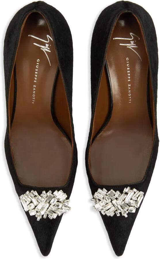 Giuseppe Zanotti 105 mm Raquel pumps met kristallen BLACK - Foto 4