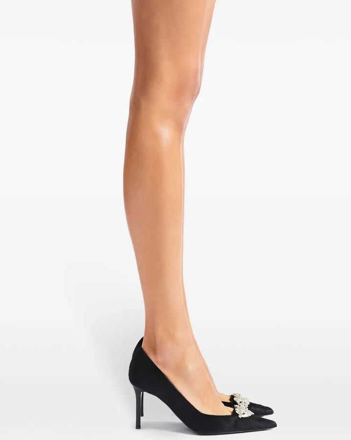 Giuseppe Zanotti 105 mm Raquel pumps met kristallen BLACK - Foto 2
