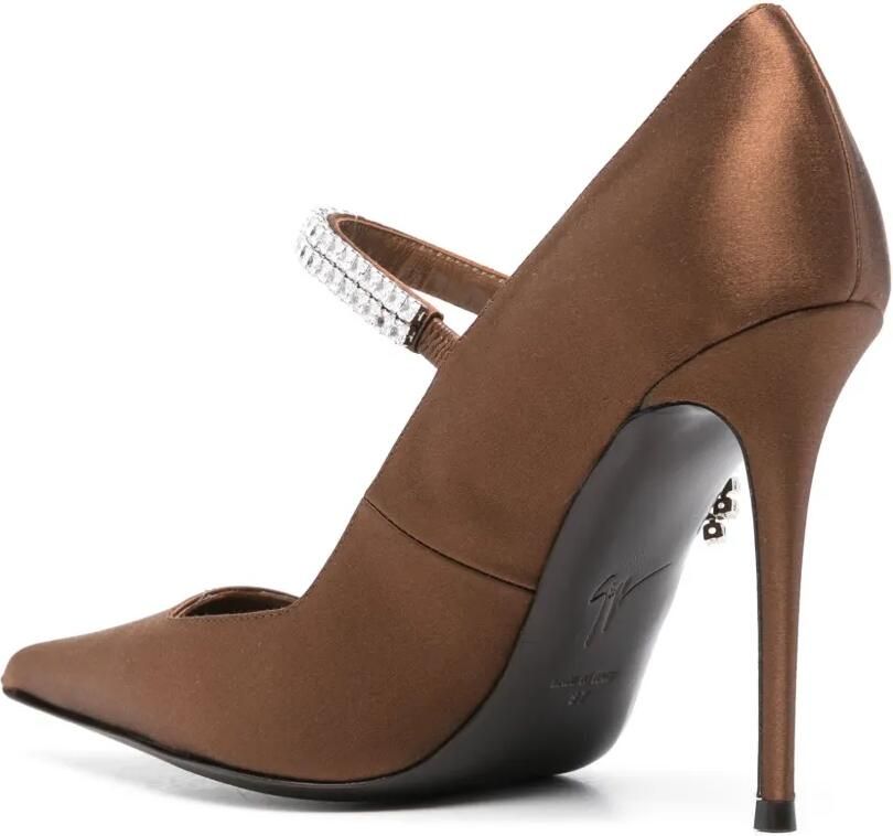 Giuseppe Zanotti 105mm Raquel pumps met bandje Bruin - Foto 2