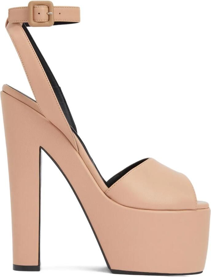 Giuseppe Zanotti 170 mm Tarifa sandalen met plateauzool Roze