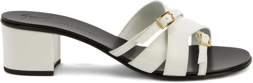 Giuseppe Zanotti 40 mm Alhima sandalen met hak Wit