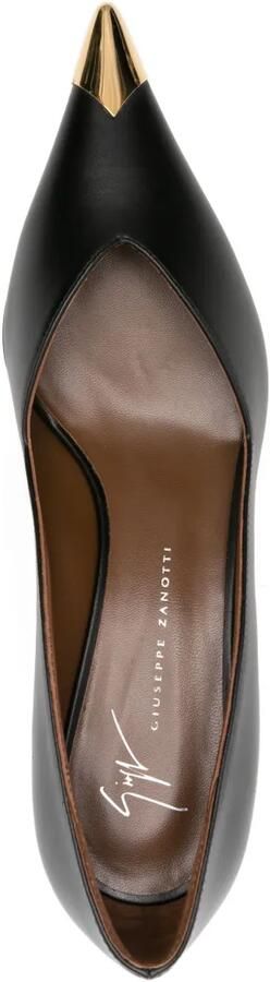 Giuseppe Zanotti 40mm pumps met metalen neus Zwart - Foto 3