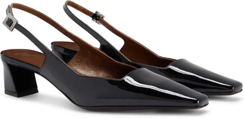 Giuseppe Zanotti 45 mm Brendha slingback pumps Zwart - Foto 5