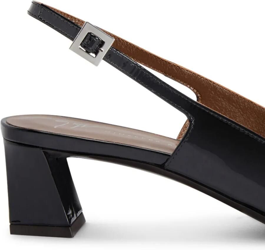 Giuseppe Zanotti 45 mm Brendha slingback pumps Zwart - Foto 2