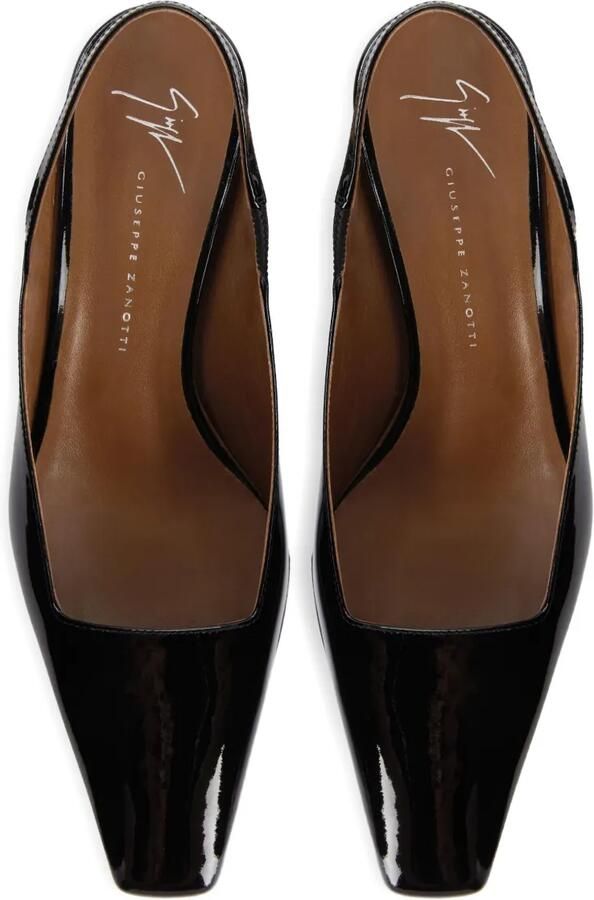 Giuseppe Zanotti 45 mm Brendha slingback pumps Zwart - Foto 4