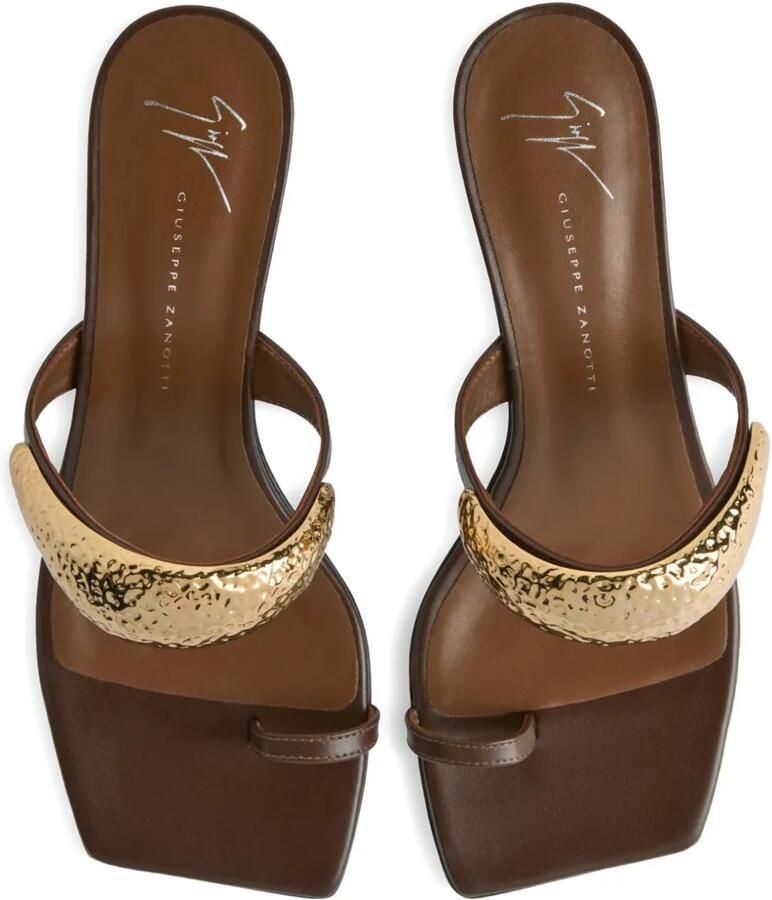 Giuseppe Zanotti 45 mm Gz-ani sandalen Bruin - Foto 2