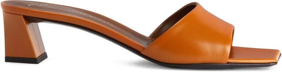 Giuseppe Zanotti 45 mm Talia Mule sandalen Bruin