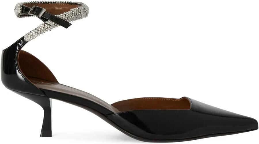Giuseppe Zanotti 50 mm ELENIE pumps verfraaid met kristallen Zwart