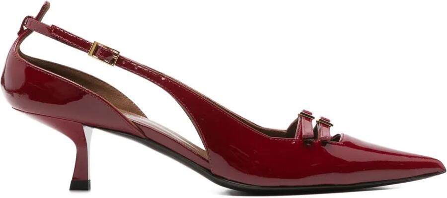 Giuseppe Zanotti 50 mm leren pumps met hak Rood