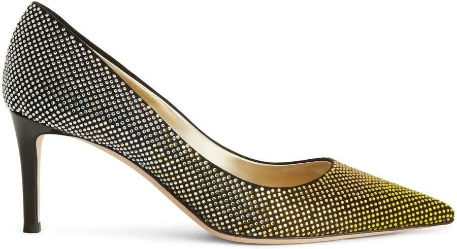 Giuseppe Zanotti 70 mm Celie Crystal pumps Zwart